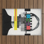 Radio days  Outdoor Rug Gallery Image 1