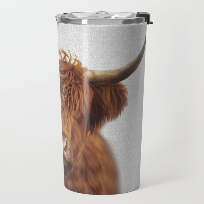 Highland Cow - Colorful Travel Mug Gallery Image 2