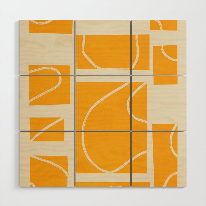 Abstract Pathways 2 Wood Wall Art Gallery Image 1