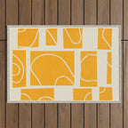 Abstract Pathways 2 Outdoor Rug Gallery Image 1