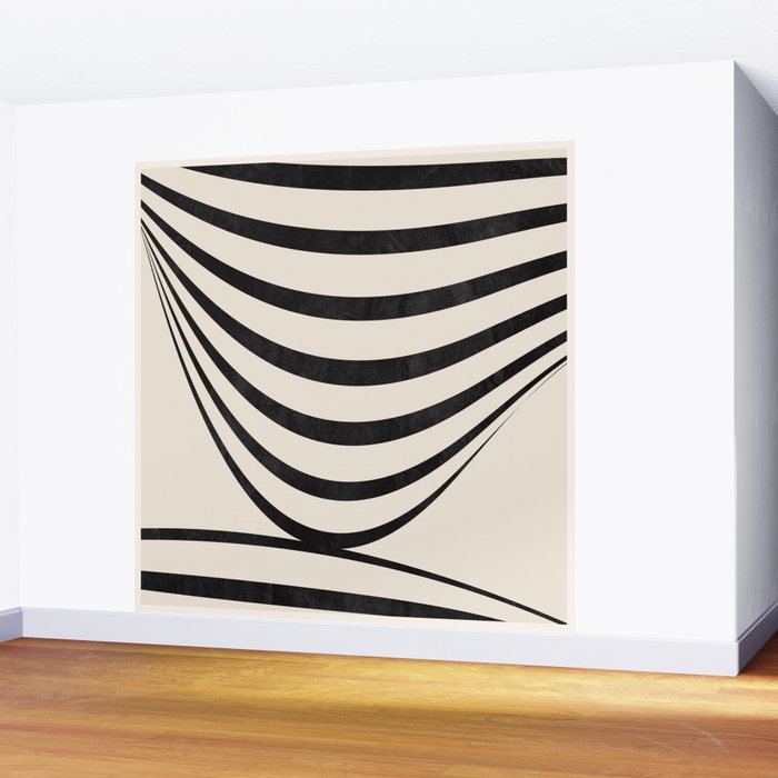 Movement of Lines 7 Wall Mural Gallery Image 2