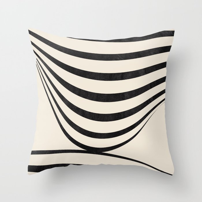 Movement of Lines 7 Throw Pillow Gallery Image 6