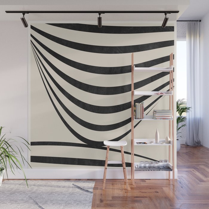 Movement of Lines 7 Wall Mural Gallery Image 1