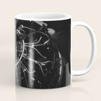 WWII aircraft engine installation by female workers inspirational black and white photograph   Coffee Mug Gallery Image 1