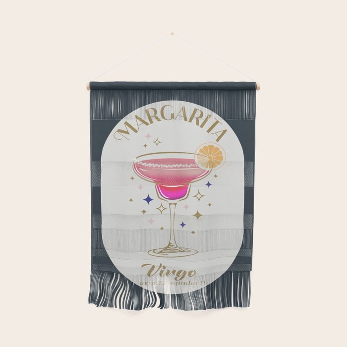Margarita Cocktail Zodiac Sign Wall Hanging Gallery Image 1