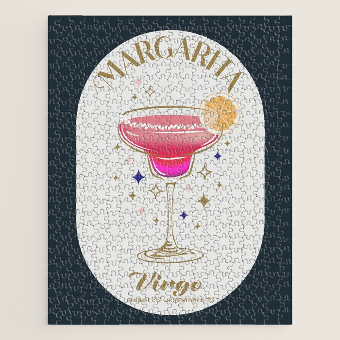 Margarita Cocktail Zodiac Sign Jigsaw Puzzle Gallery Image 1