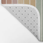 Gradient Arch XXVII Earthy Mid Century Modern Rainbow Bath Mat Gallery Image 2
