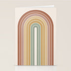 Gradient Arch XXVII Earthy Mid Century Modern Rainbow Stationery Card Gallery Image 2