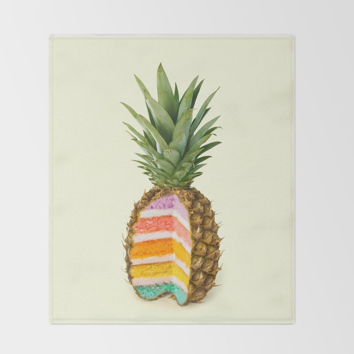 PINEAPPLE CAKE Throw Blanket Gallery Image 2