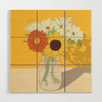 Flowers 18 Wood Wall Art Gallery Image 1