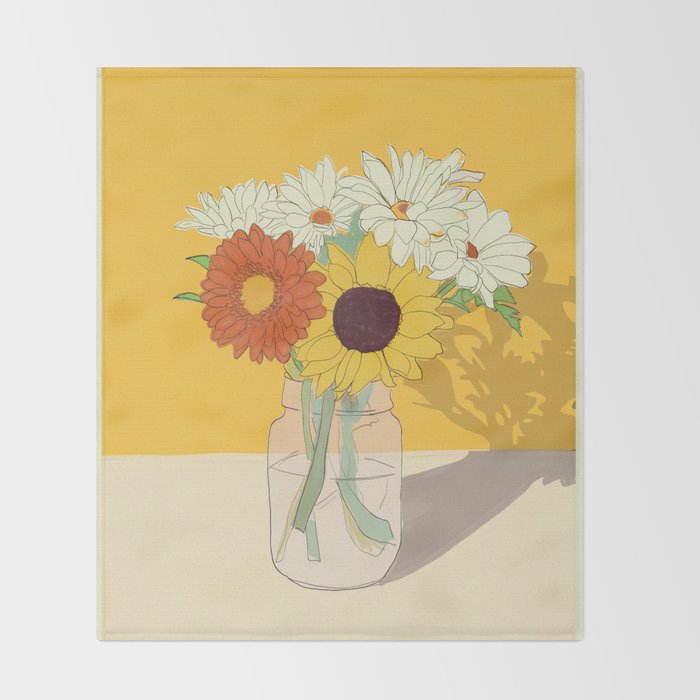 Flowers 18 Throw Blanket Gallery Image 2