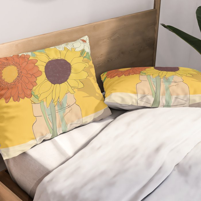 Flowers 18 Pillow Sham Gallery Image 2