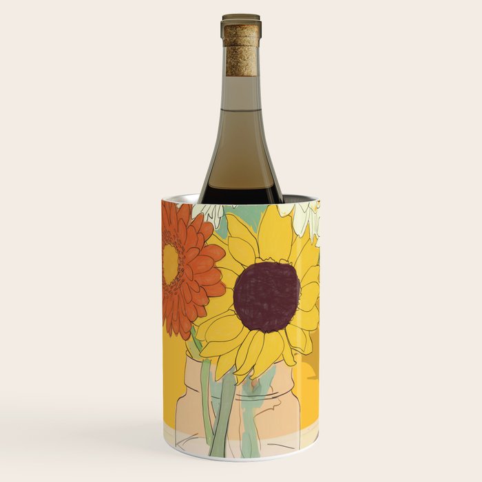 Flowers 18 Wine Chiller Gallery Image 1