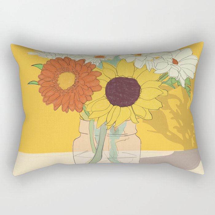 Flowers 18 Rectangular Pillow Gallery Image 2