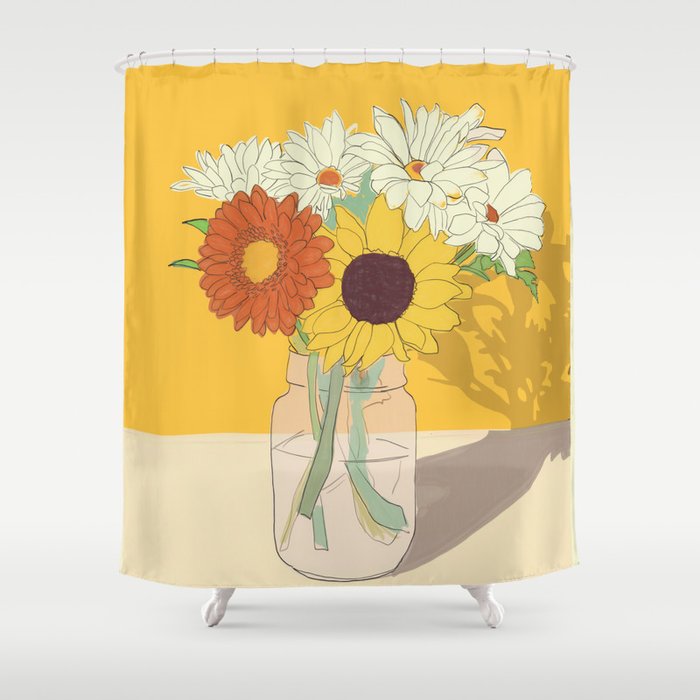 Flowers 18 Shower Curtain Gallery Image 1