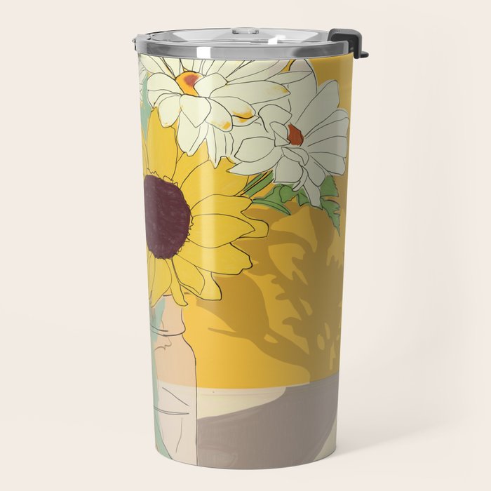 Flowers 18 Travel Mug Gallery Image 2