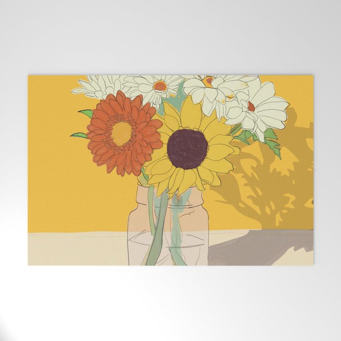 Flowers 18 Welcome Mat Gallery Image 1