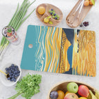 Deception Pass Orca Sunset Swim Cutting Board Gallery Image 2