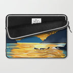 Deception Pass Orca Sunset Swim Laptop Sleeve Gallery Image 2
