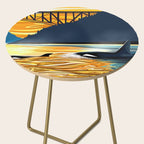 Deception Pass Orca Sunset Swim Side Table Gallery Image 2