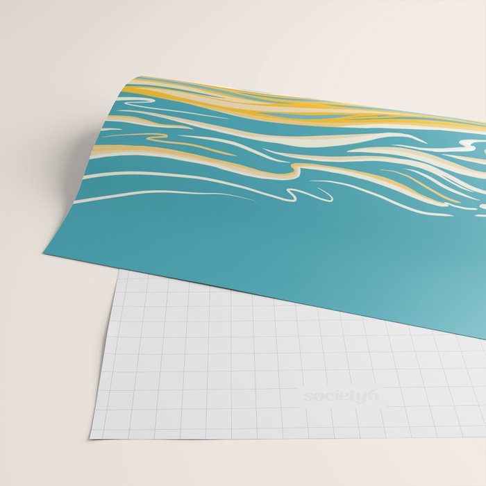 Deception Pass Orca Sunset Swim Wrapping Paper Gallery Image 2