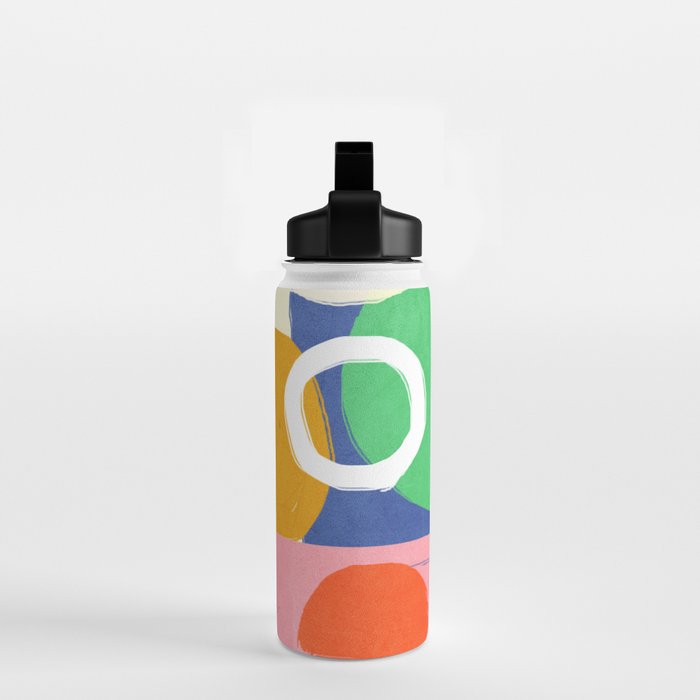 Modern Abstract Shape 02 Water Bottle Gallery Image 2