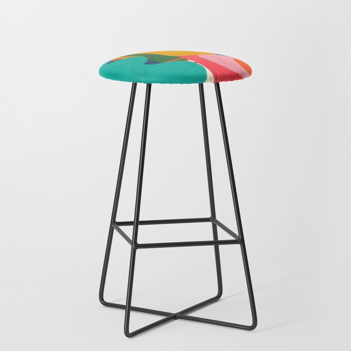 Modern Abstract Shape 02 Stool Gallery Image 1