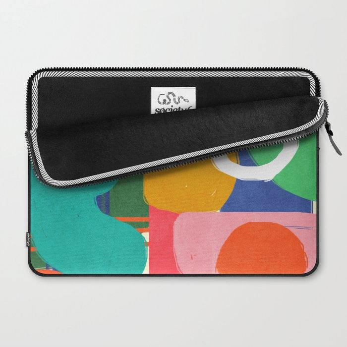 Modern Abstract Shape 02 Laptop Sleeve Gallery Image 2