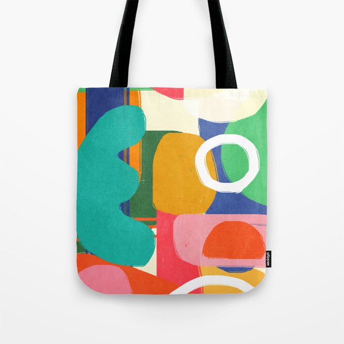 Modern Abstract Shape 02 Tote Bag Gallery Image 1