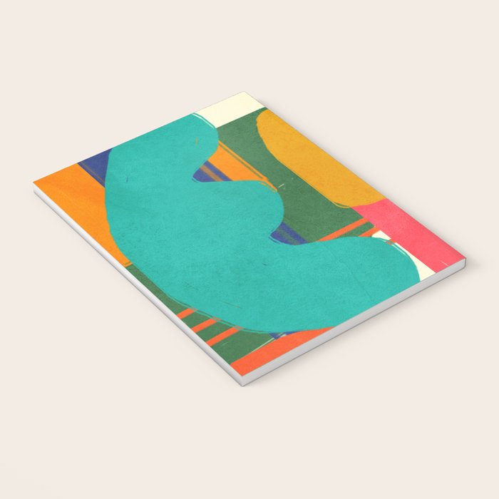 Modern Abstract Shape 02 Notebook Gallery Image 3