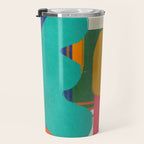 Modern Abstract Shape 02 Travel Mug Gallery Image 3