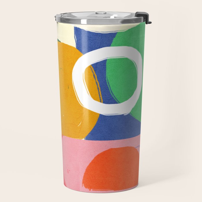 Modern Abstract Shape 02 Travel Mug Gallery Image 2