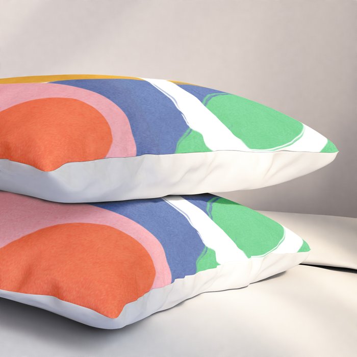 Modern Abstract Shape 02 Pillow Sham Gallery Image 3