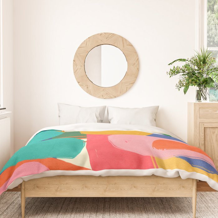 Modern Abstract Shape 02 Duvet Cover Gallery Image 3