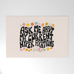 Ask Me About My Current Hyper Fixations Welcome Mat Gallery Image 1