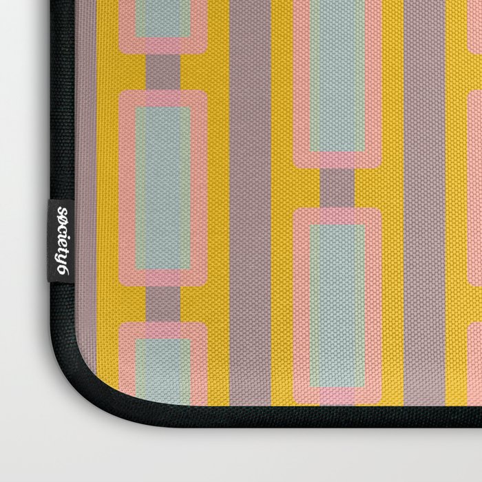 Yellow Geo Fun Laptop Sleeve Gallery Image 3