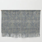 William Morris Indian Peacock Blue Pattern Wall Hanging Gallery Image 1