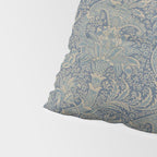 William Morris Indian Peacock Blue Pattern Pillow Sham Gallery Image 4