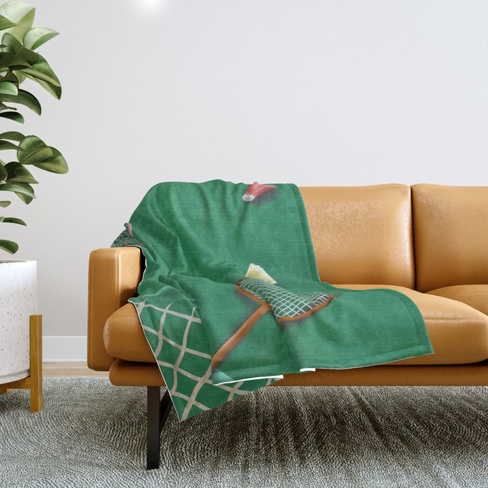 Dancing Feathers Throw Blanket Gallery Image 1