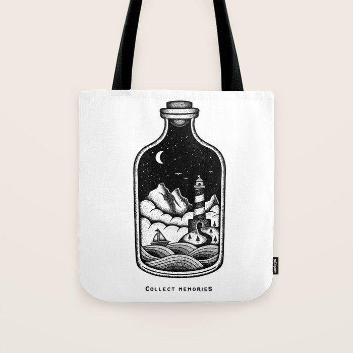 COLLECT MEMORIES Tote Bag Gallery Image 1