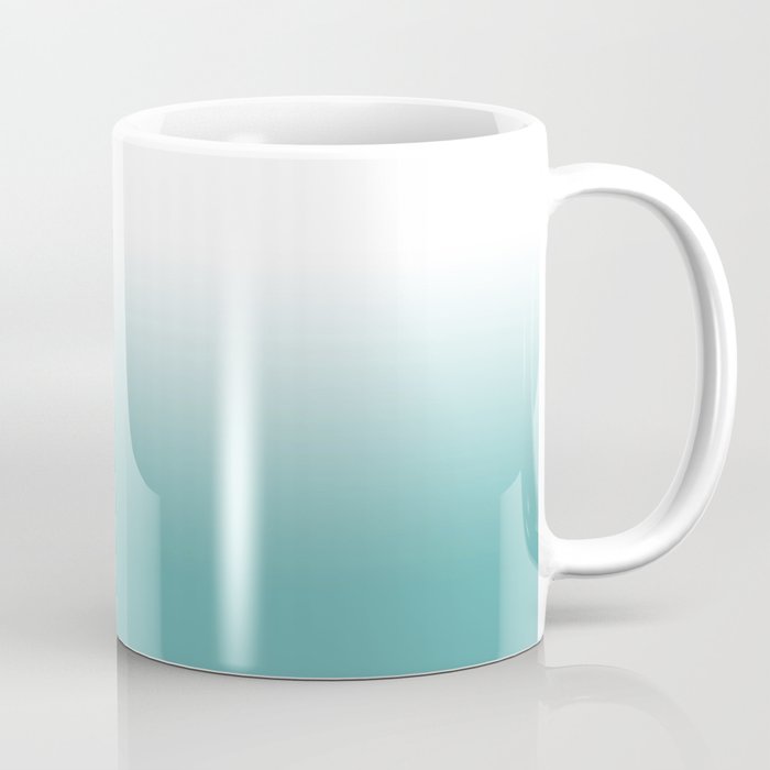 Light Teal Gradient Coffee Mug Gallery Image 1