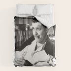 Clark Gable Playing Poker Retro Vintage Art Duvet Cover Gallery Image 6