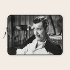Clark Gable Playing Poker Retro Vintage Art Laptop Sleeve Gallery Image 1