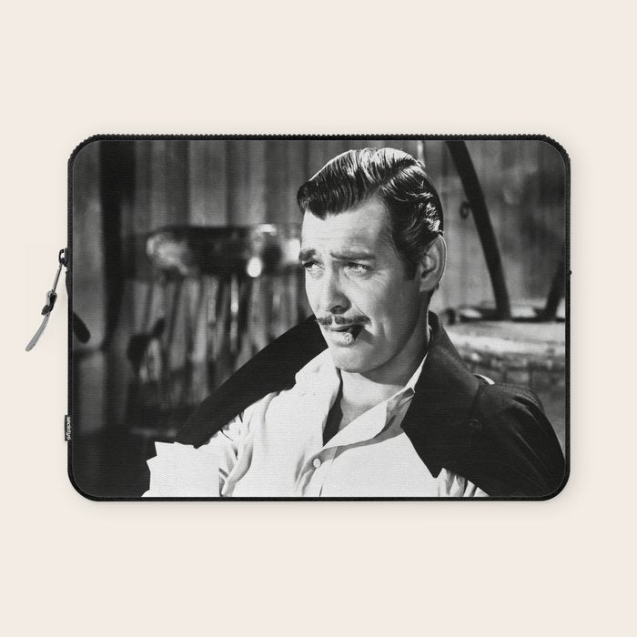 Clark Gable Playing Poker Retro Vintage Art Laptop Sleeve Gallery Image 1