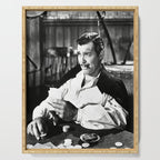 Clark Gable Playing Poker Retro Vintage Art Serving Tray Gallery Image 1