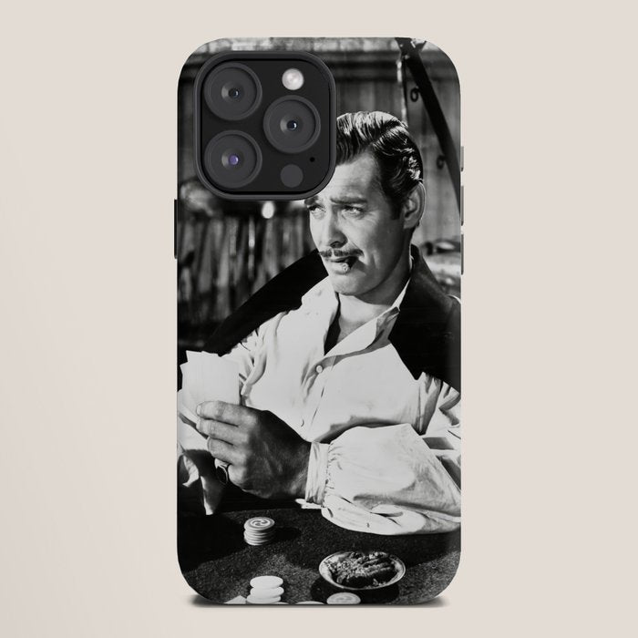Clark Gable Playing Poker Retro Vintage Art iPhone Case Gallery Image 12