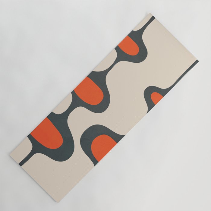 Mid-Century Modern Abstract Art 28 Yoga Mat Gallery Image 1
