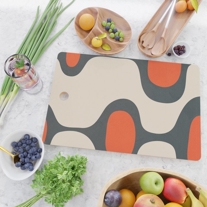 Mid-Century Modern Abstract Art 28 Cutting Board Gallery Image 2