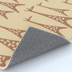 Brown and Tan Giraffe Rug Gallery Image 4