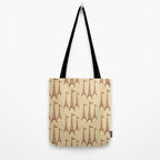 Brown and Tan Giraffe Tote Bag Gallery Image 2